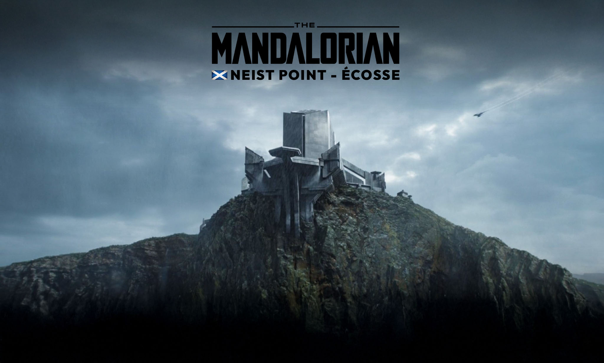 Comparaison visuelle entre Neist Point en Écosse et Kalevala dans The Mandalorian