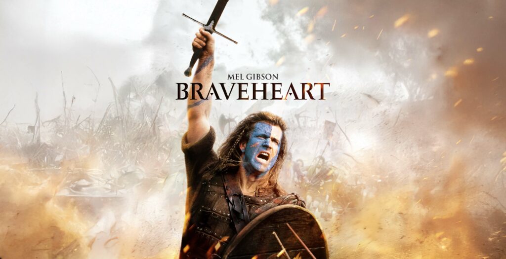 Illustration du film Braveheart avec Mel Gibson